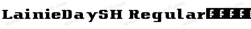 LainieDaySH Regular字体转换